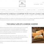 Hamper Lounge cheese gifts